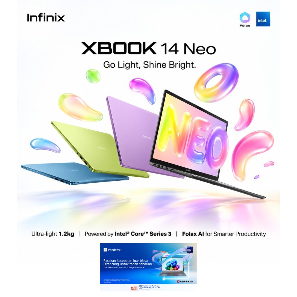 foto: Infinix Xbook 14 Neo
