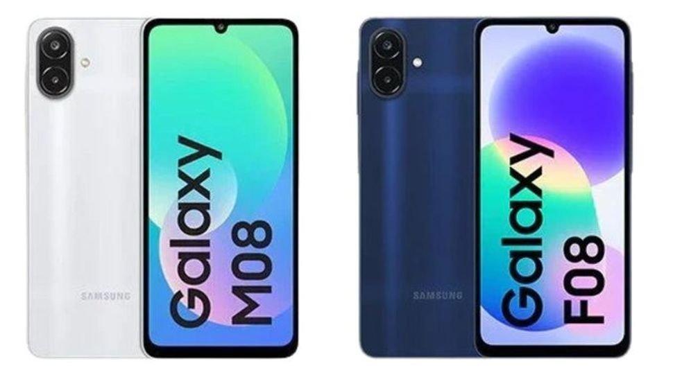 foto: Samsung Galaxy M08 dan Samsung Galaxy F08